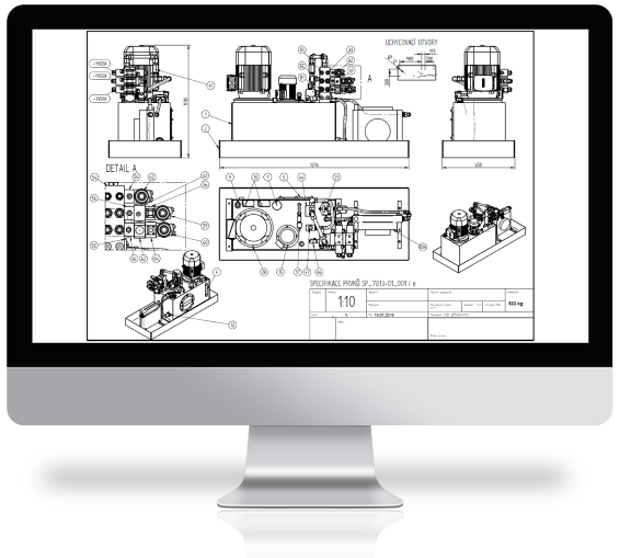 design hydra | Redleta s.r.o. | Hydraulic systems and parts (design, sales, servicing) - Chrudim